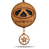 Подвеска для авто CHERY деревянная+подвеска+пакет