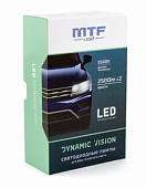  Светодиодные лампы MTF Light, серия DYNAMIC VISION LED, H1, 28W, 2500lm, 5500K, кулер, 2шт.								