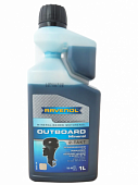 Масло моторное Ravenol Outboard 2T Mineral минеральное с дозатором 1л