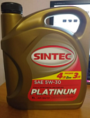 Sintec Platinum SAE 5w30 API SN/CF синт 4л
